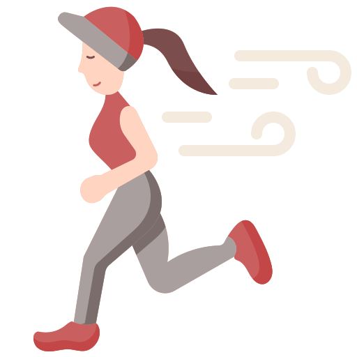 woman running