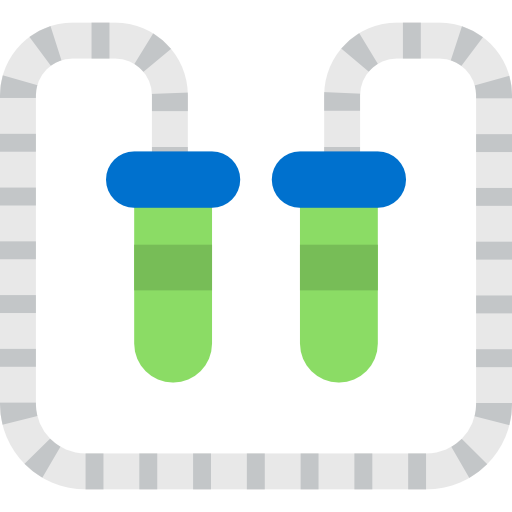 jump rope with light and dark green handles