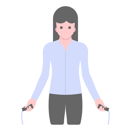 woman jumping rope
