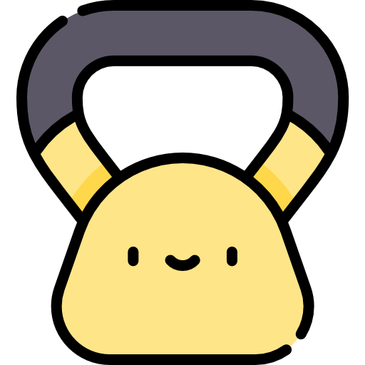 a happy kettlebell