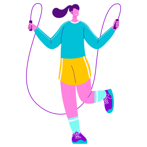 woman jumping-rope