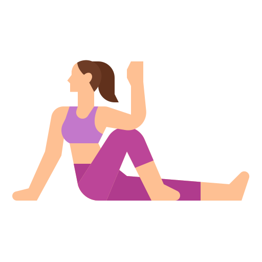 woman doing yoga